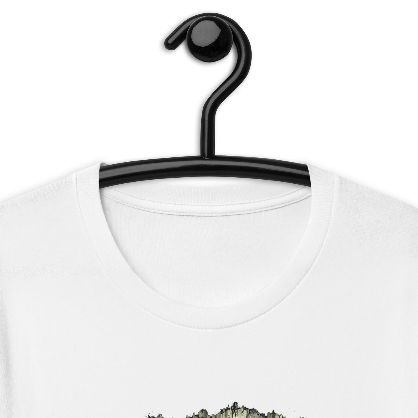 Bigfoot on Mountain Bike Unisex t-shirt